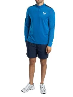 Castore Active Mesh Quarter Zip Top - Ultra Blue/Navy -Standout Store 56189f