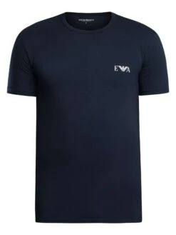 Emporio Armani 2 Pack Lounge Crew Neck T-Shirt - Blue -Standout Store 56210f