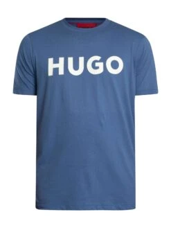 HUGO Dulivio Graphic T-Shirt - Medium Blue -Standout Store 56230e