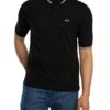 Armani Exchange Double Trim Logo Polo Shirt - Black -Standout Store 56337a