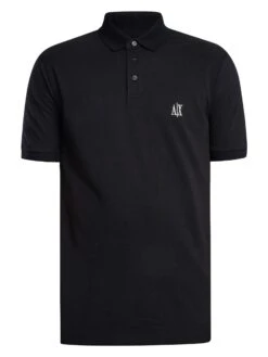 Armani Exchange Embroidered Logo Polo Shirt - Deep Navy -Standout Store 56342e