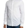 Armani Exchange Logo Woven Slim Shirt - White