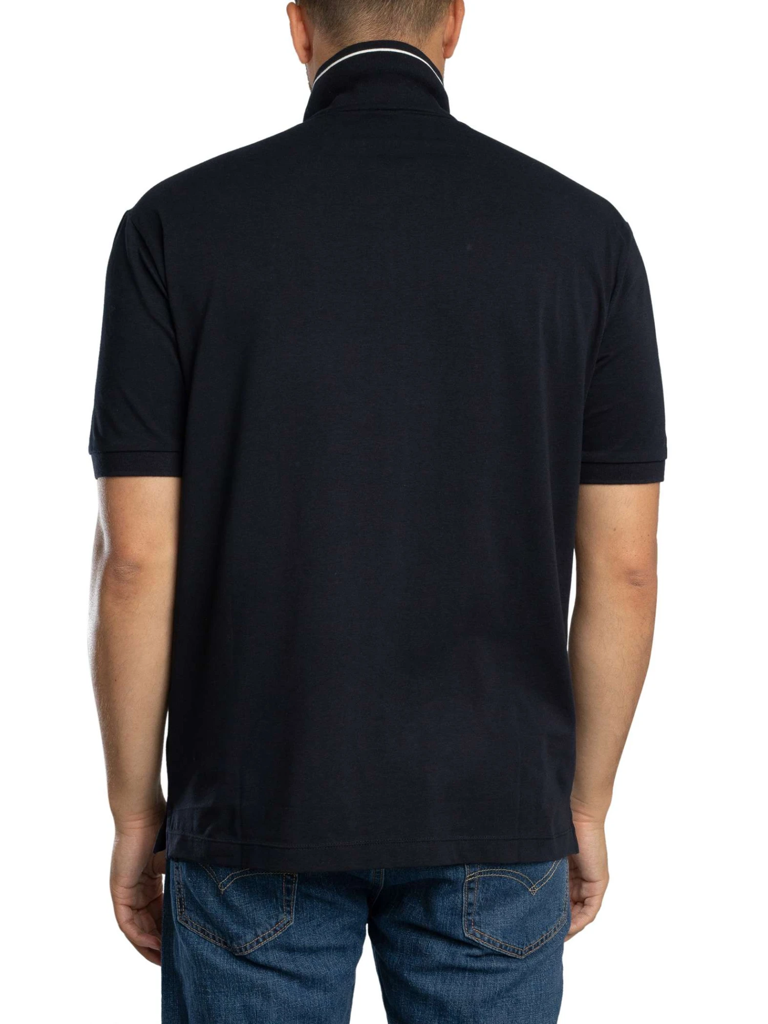 Armani Exchange Trim Logo Polo Shirt - Deep Navy Armani Exchange Trim Logo Polo Shirt - Deep Navy -Standout Store 56351c