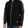 EA7 Train Logo Zip Hoodie - Black/White