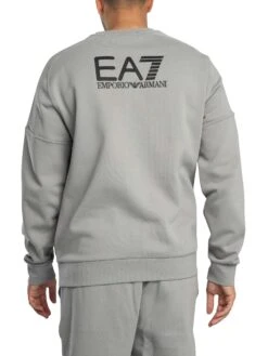 EA7 Train Visibility Back Logo Tracksuit - Grey/Black -Standout Store 56392d