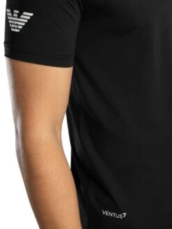 EA7 Ventus 7 Chest Logo T-Shirt - Black -Standout Store 56398e