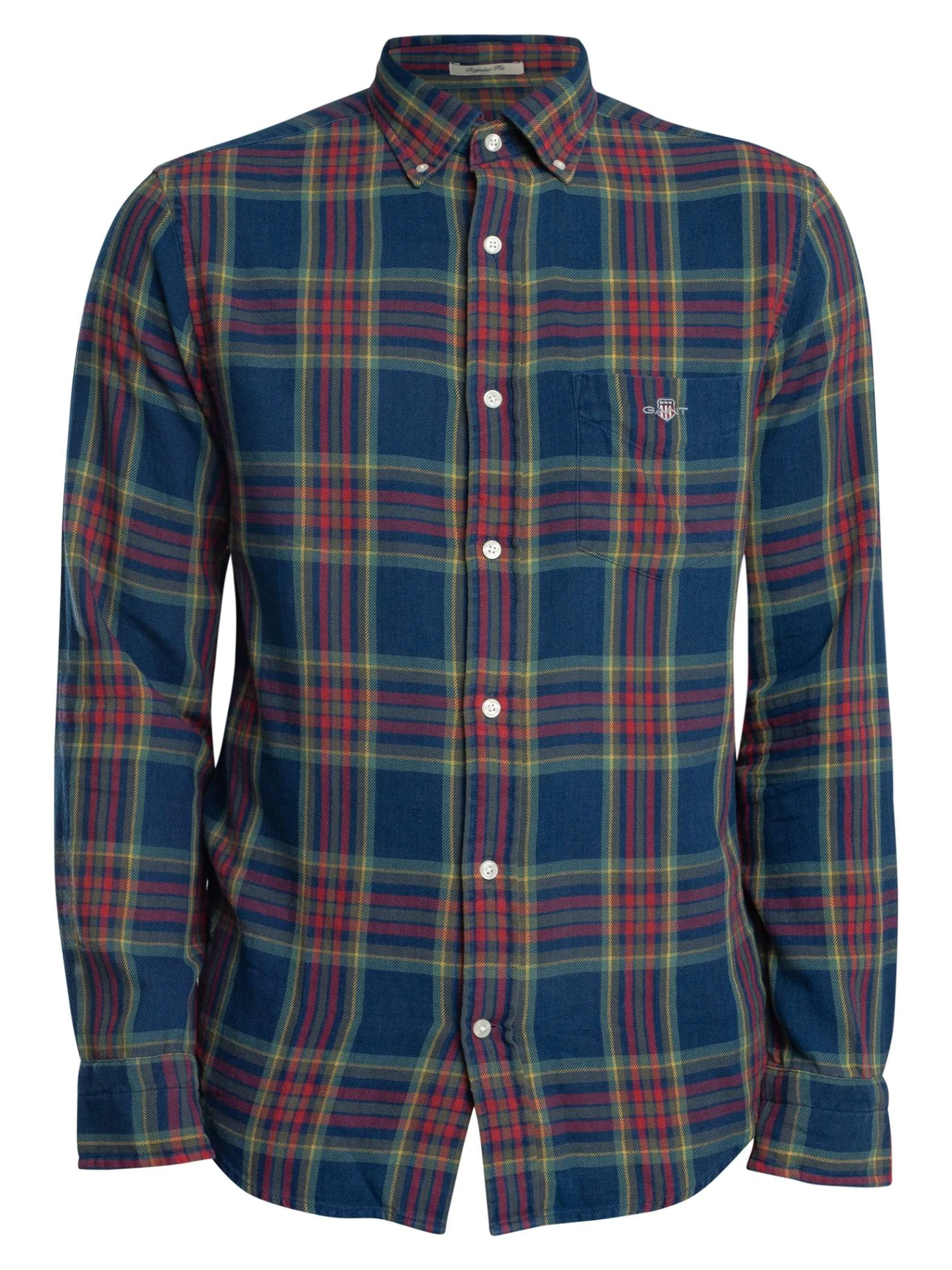 GANT Regular Twill Check Shirt - Indigo GANT Regular Twill Check Shirt - Indigo -Standout Store 56417e