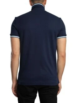 Lacoste Regular Fit Trim Accent Polo Shirt - Blue Marine 4 Lacoste Regular Fit Trim Accent Polo Shirt - Blue Marine -Standout Store 56424c