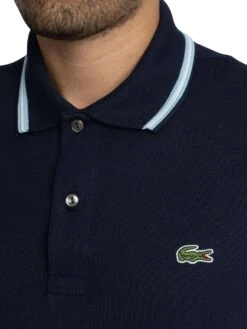 Lacoste Regular Fit Trim Accent Polo Shirt - Blue Marine 5 Lacoste Regular Fit Trim Accent Polo Shirt - Blue Marine -Standout Store 56424d