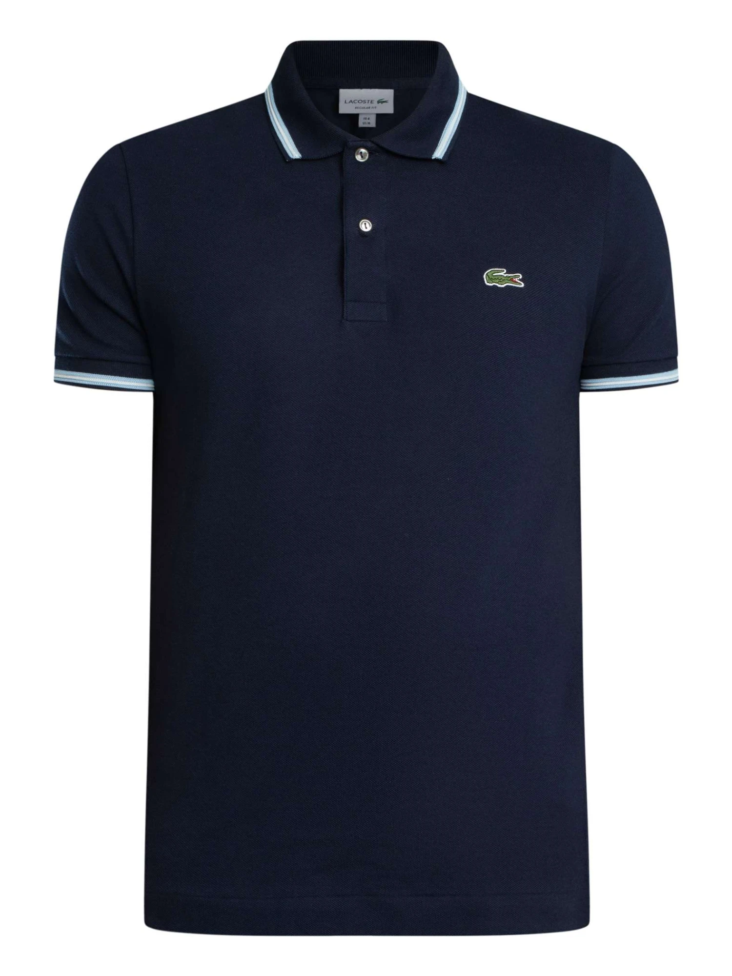 Lacoste Regular Fit Trim Accent Polo Shirt - Blue Marine Lacoste Regular Fit Trim Accent Polo Shirt - Blue Marine -Standout Store 56424e