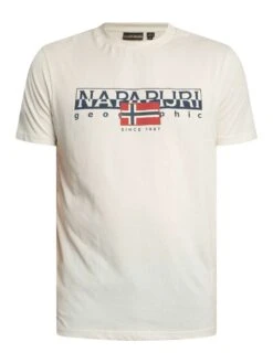 Napapijri Aylmer Graphic T-Shirt - Beige Dimity 6 Napapijri Aylmer Graphic T-Shirt - Beige Dimity -Standout Store 56431e