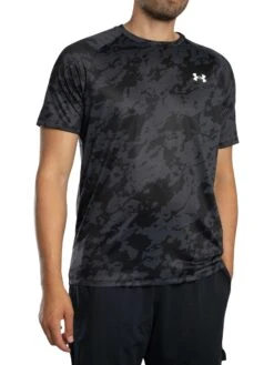 Under Armour Tech 2.0 T-Shirt - Black Camo/White -Standout Store 56441b