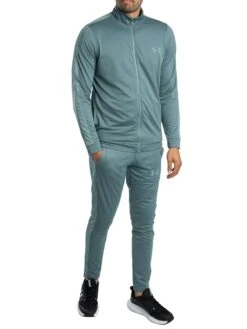 Under Armour Rival Knit Tracksuit - Jasper Blue/Serpentine