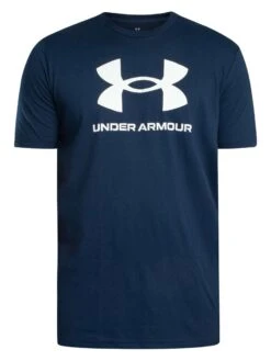 Under Armour Sport Style Logo Loose T-Shirt - Academy/White -Standout Store 56459e