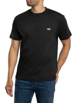 Vans Left Chest Logo T-Shirt - Black -Standout Store 56475b