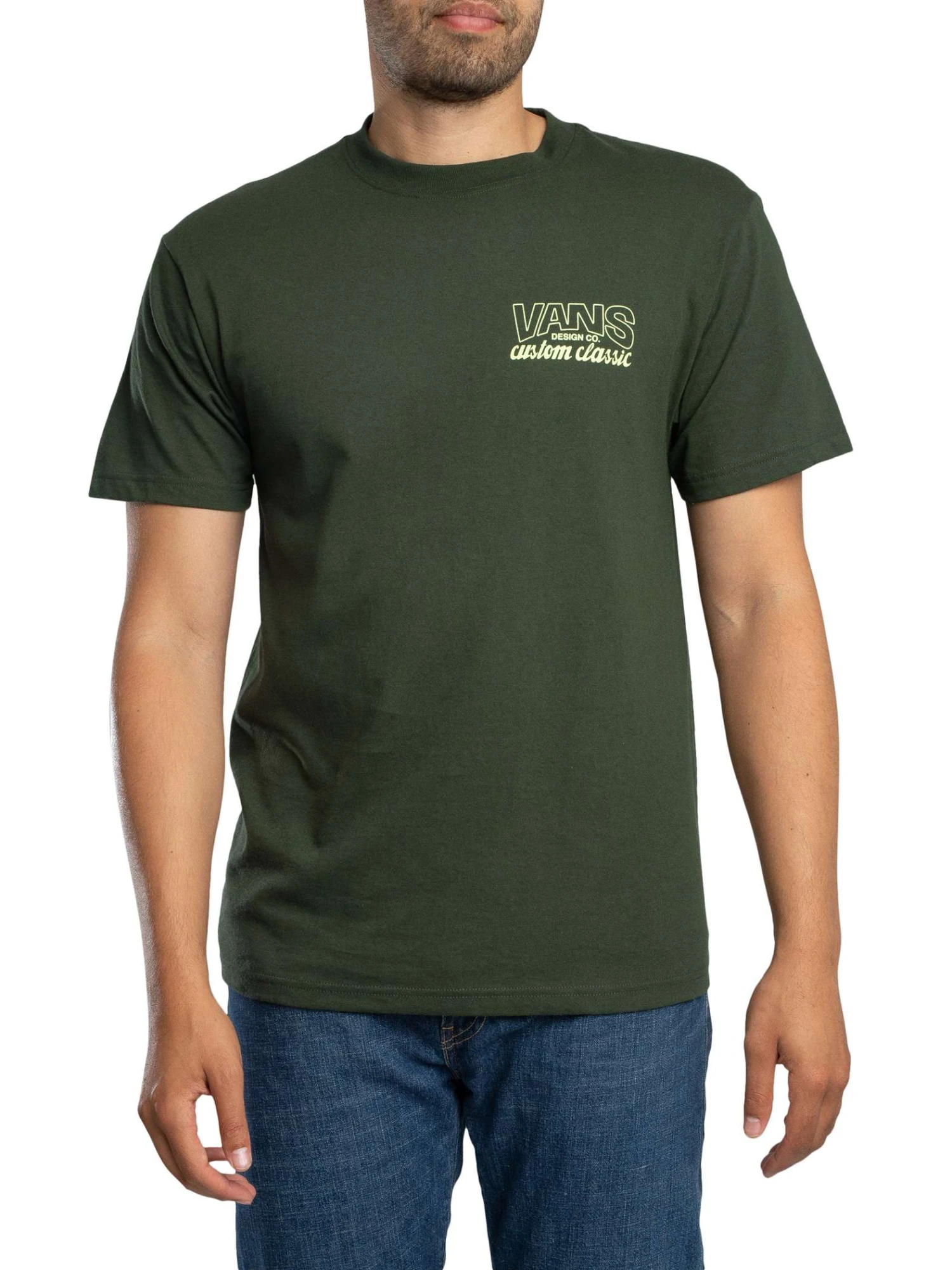 Vans Shop Front Back Graphic T-Shirt - Dried Kelp Vans Shop Front Back Graphic T-Shirt - Dried Kelp -Standout Store 56478b