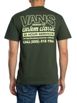 Vans Shop Front Back Graphic T-Shirt - Dried Kelp 4 Vans Shop Front Back Graphic T-Shirt - Dried Kelp -Standout Store 56478c