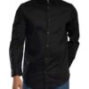 Armani Exchange Regular Brand Pattern Shirt - Black/Black 1 Armani Exchange Regular Brand Pattern Shirt - Black/Black -Standout Store 56529a