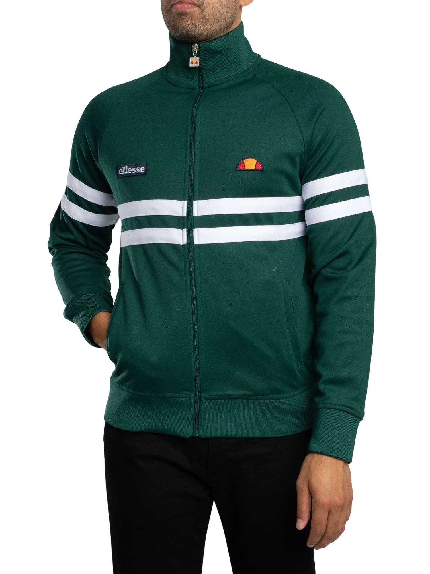 Ellesse Rimini Track Jacket - Dark Green Ellesse Rimini Track Jacket - Dark Green -Standout Store 56543a