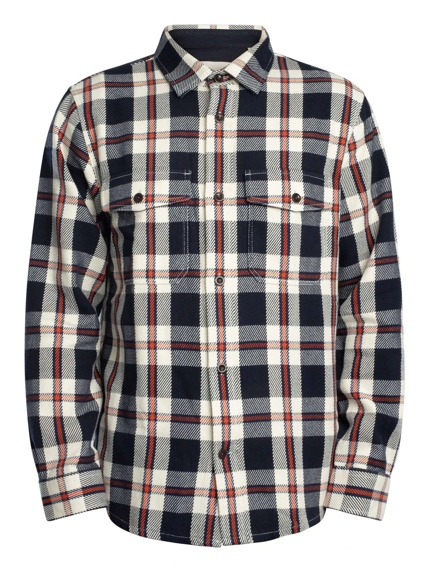 GANT Heavy Twill Check Overshirt - Evening Blue GANT Heavy Twill Check Overshirt - Evening Blue -Standout Store 56557h