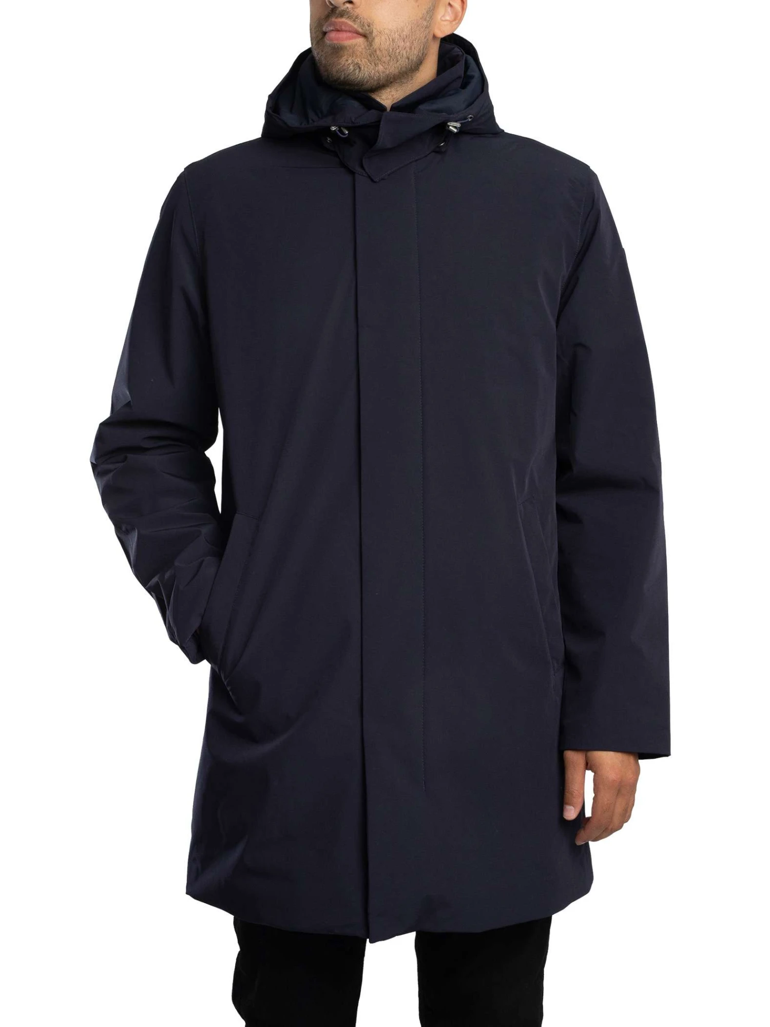 GANT Padded Car Coat - Evening Blue GANT Padded Car Coat - Evening Blue -Standout Store 56558a