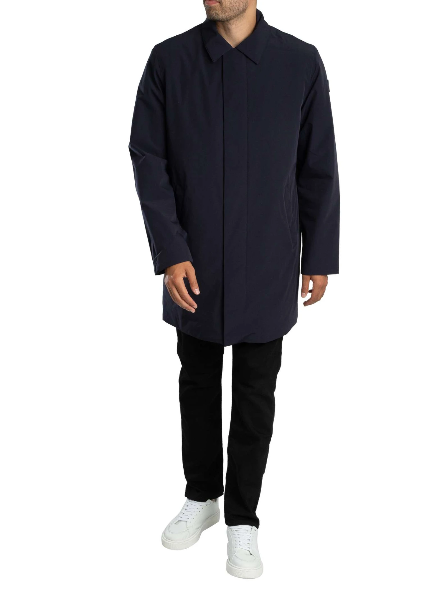 GANT Padded Car Coat - Evening Blue GANT Padded Car Coat - Evening Blue -Standout Store 56558m