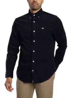 GANT Regular Corduroy Shirt - Evening Blue -Standout Store 56559b