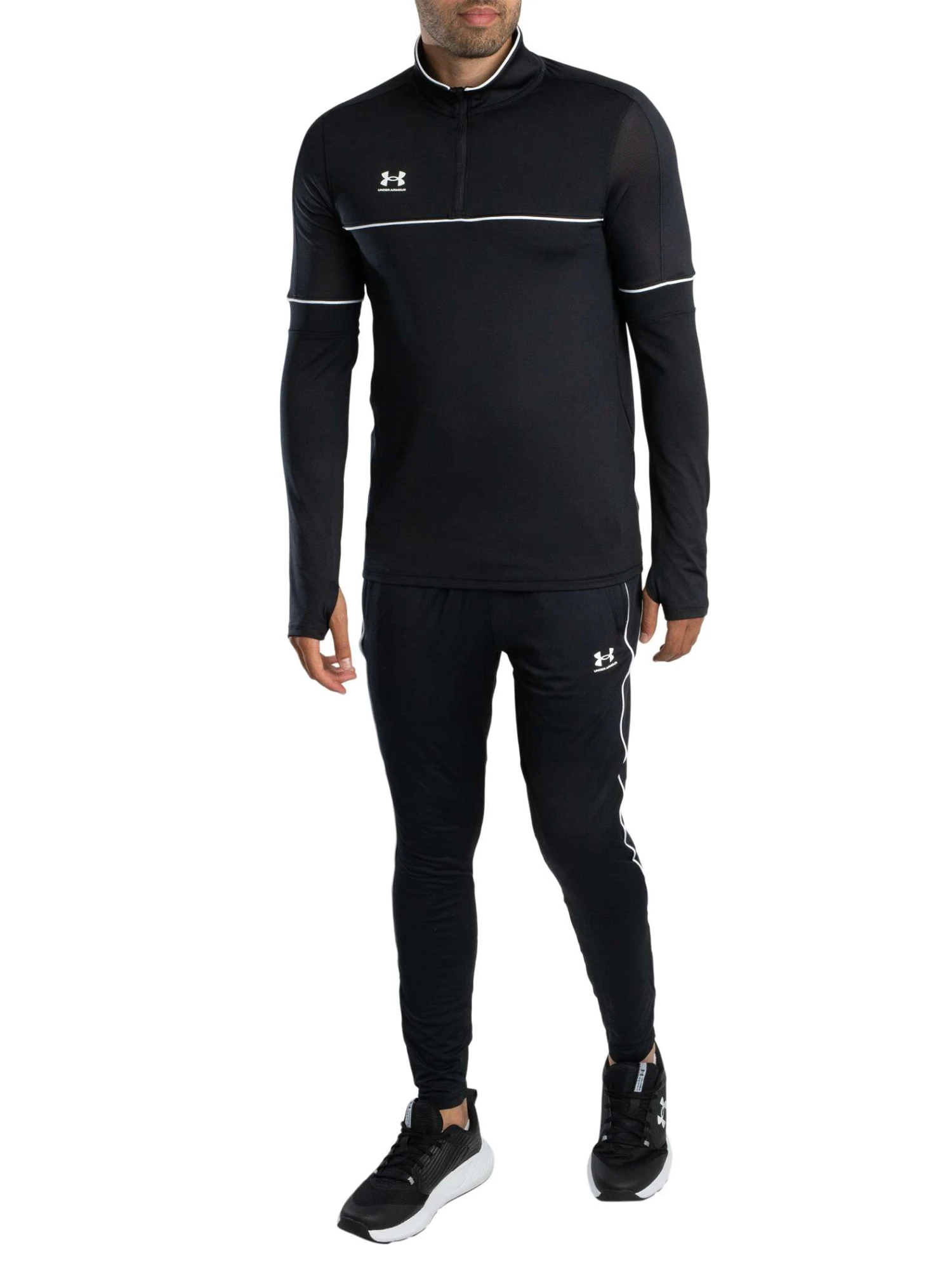 Under Armour Challenger Training 1/4 Zip Jacket - Black Under Armour Challenger Training 1/4 Zip Jacket - Black -Standout Store 56600f