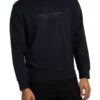 Armani Exchange Raised Logo Sweatshirt - Deep Navy