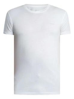 GANT 2 Pack Lounge Crew T-Shirt - Navy/White -Standout Store 56716f