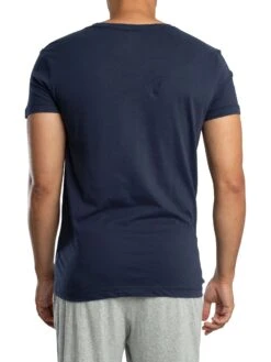 GANT 2 Pack Lounge Crew T-Shirt - Navy/White -Standout Store 56716j