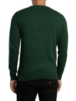 GANT Classic Cotton Knit - Tartan Green -Standout Store 56718c