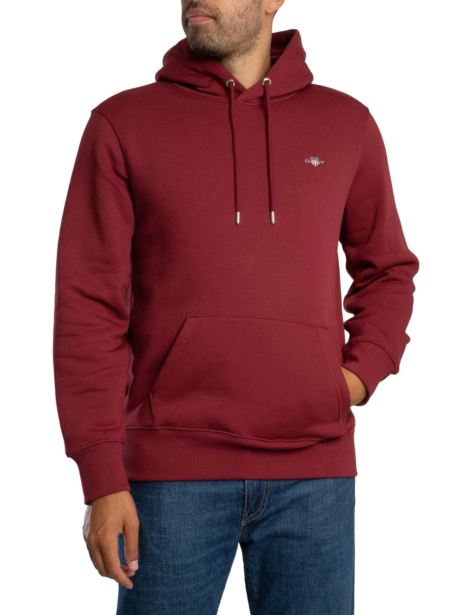 GANT Regular Shield Pullover Hoodie - Plumped Red GANT Regular Shield Pullover Hoodie - Plumped Red -Standout Store 56720b