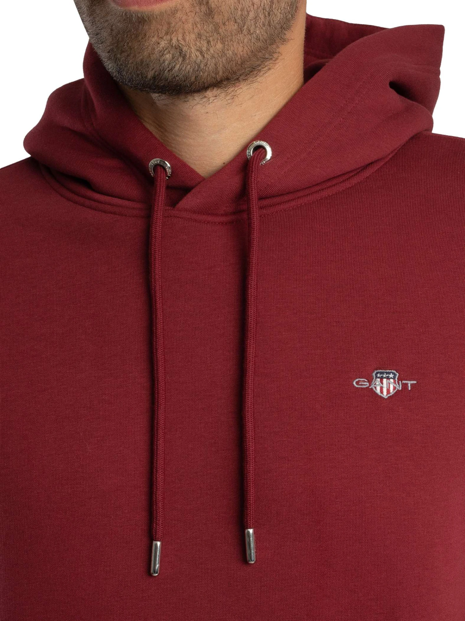 GANT Regular Shield Pullover Hoodie - Plumped Red GANT Regular Shield Pullover Hoodie - Plumped Red -Standout Store 56720e