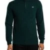GANT Superfine Lambswool Half Zip Knit - Tartan Green 1 GANT Superfine Lambswool Half Zip Knit - Tartan Green -Standout Store 56721a