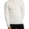 GANT Superfine Lambswool Half Zip Knit - Cream 2 GANT Superfine Lambswool Half Zip Knit - Cream -Standout Store 56725a