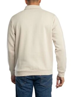 Jack & Jones Bradley Polo Sweatshirt - Moonbeam -Standout Store 56726c