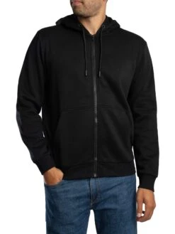 Jack & Jones Bradley Zip Hoodie - Black