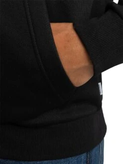 Jack & Jones Bradley Zip Hoodie - Black -Standout Store 56732d