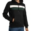 Lacoste Colour Block Fleece Pullover Hoodie - Black/White/Green -Standout Store 56735a