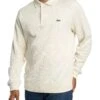 Lacoste Ribbed Cotton Polo Collar Sweatshirt - Ecru White 1 Lacoste Ribbed Cotton Polo Collar Sweatshirt - Ecru White -Standout Store 56738a