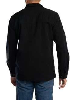 Pretty Green Parthian Pocket Overshirt - Black -Standout Store 56753d