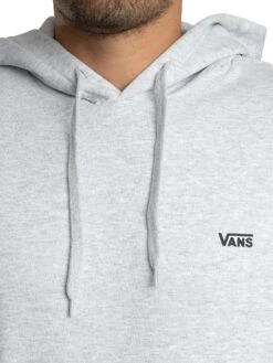 Vans Left Chest Logo Pullover Hoodie - Light Grey Heather -Standout Store 56780e