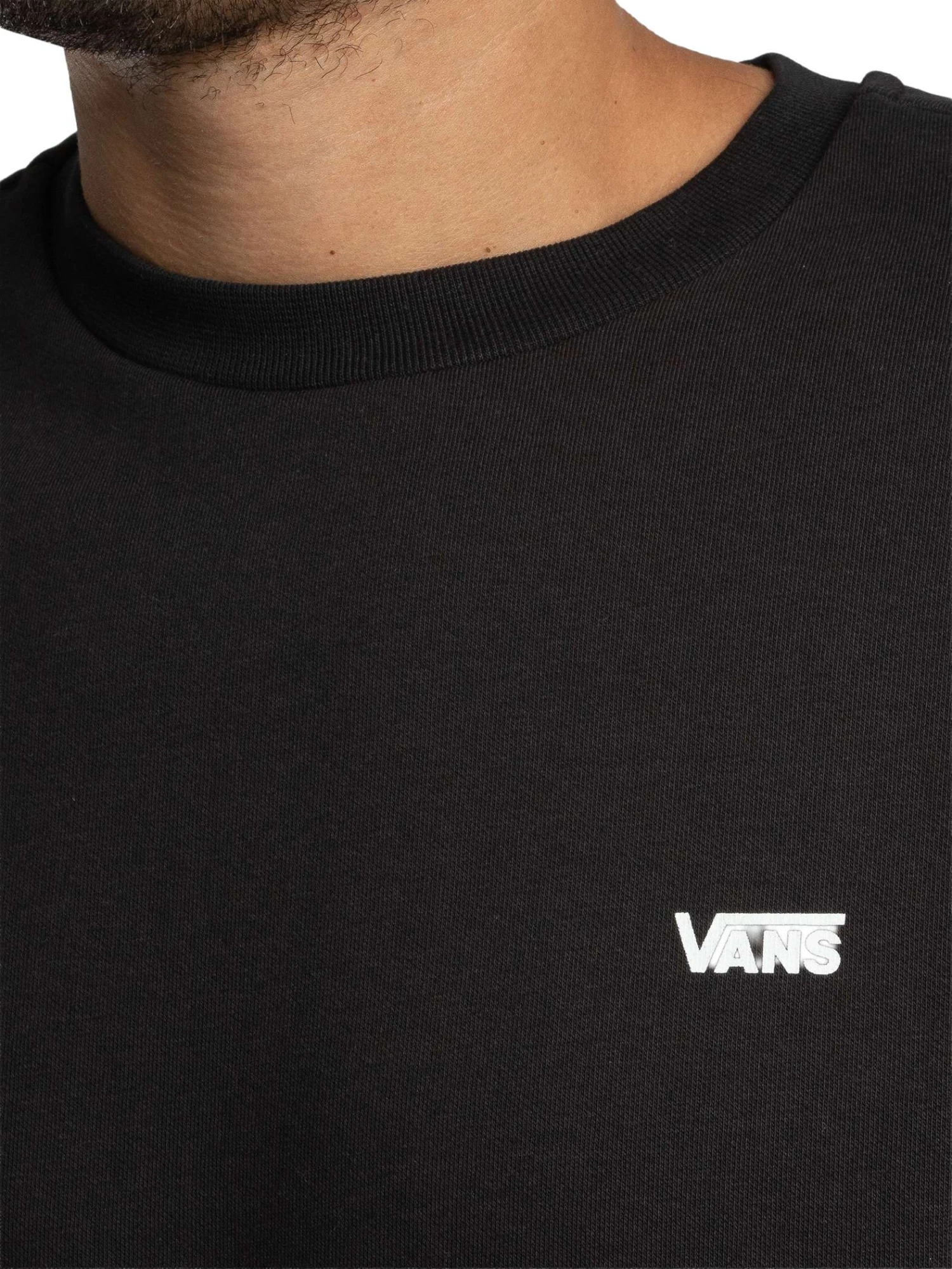 Vans Left Chest Logo Sweatshirt - Black Vans Left Chest Logo Sweatshirt - Black -Standout Store 56782e