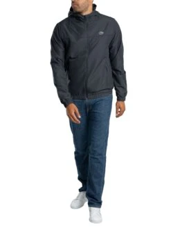 Lacoste Water Repellent Sport Track Jacket - Navy -Standout Store 56799f