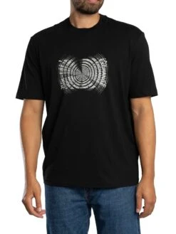 Armani Exchange Brand Graphic T-Shirt - Black Spire