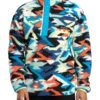Columbia Helvetia II Printed Half Snap Fleece - Compass Blue Reflections -Standout Store 56899a