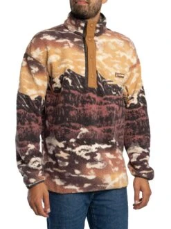 Columbia Helvetia II Printed Half Snap Fleece - Camel Brown Sisters