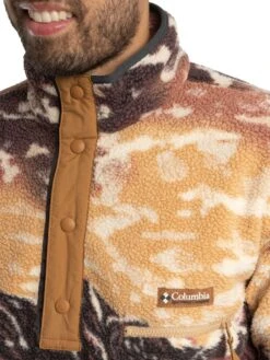 Columbia Helvetia II Printed Half Snap Fleece - Camel Brown Sisters -Standout Store 56900d