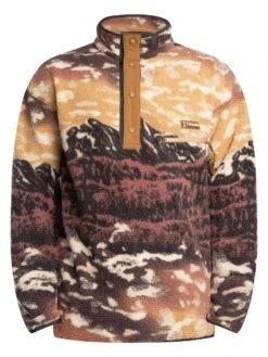 Columbia Helvetia II Printed Half Snap Fleece - Camel Brown Sisters -Standout Store 56900e